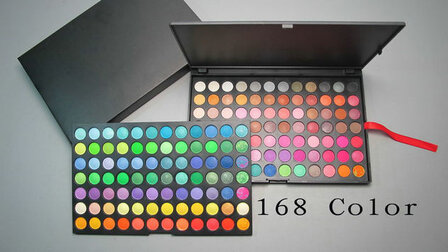 168 Colors eyeshadow palette 