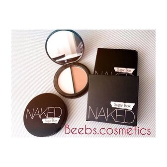 Two-Color Sugar box Highlighter NAKED Powder 