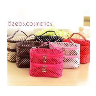 Double layer small make-up bags